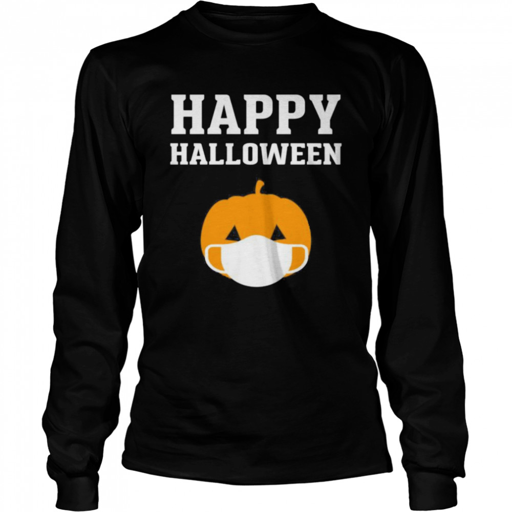 Happy Halloween QuarantineLockdown 2020 Pumpkin Face Mask shirt Happy Halloween QuarantineLockdown 2020 Pumpkin Face Mask shirt