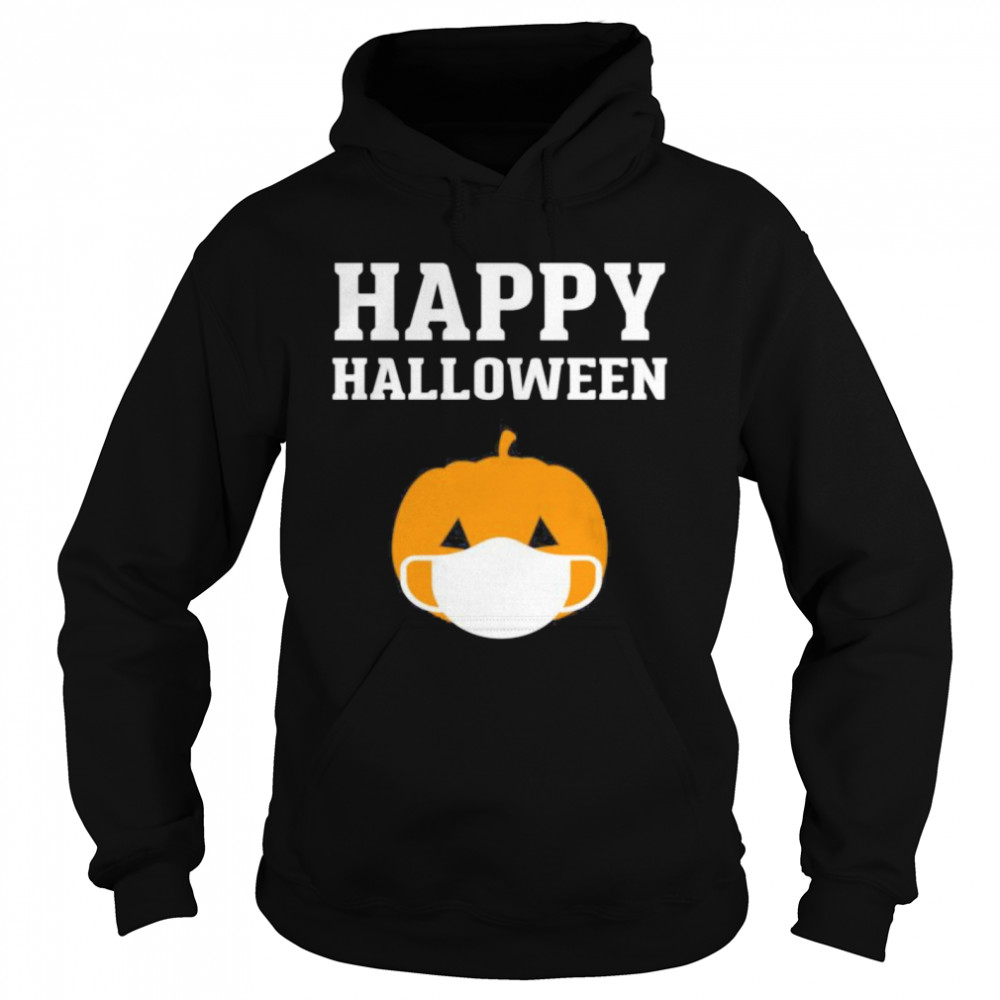 Happy Halloween QuarantineLockdown 2020 Pumpkin Face Mask shirt Happy Halloween QuarantineLockdown 2020 Pumpkin Face Mask shirt