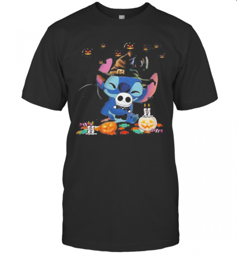 Happy Halloween Stitch Witch Pumpkins T-Shirt Happy Halloween Stitch Witch Pumpkins T-Shirt