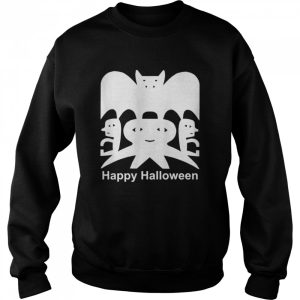 Happy Halloween paper cutting by Jad Fair shirt