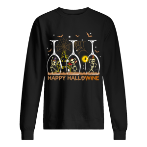 Happy Hallowine Funny Wine T-Shirt