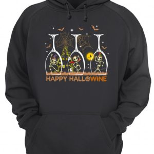 Happy Hallowine Funny Wine T Shirt 3