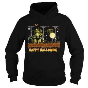 Happy Hallowine Glass Wine TShirt