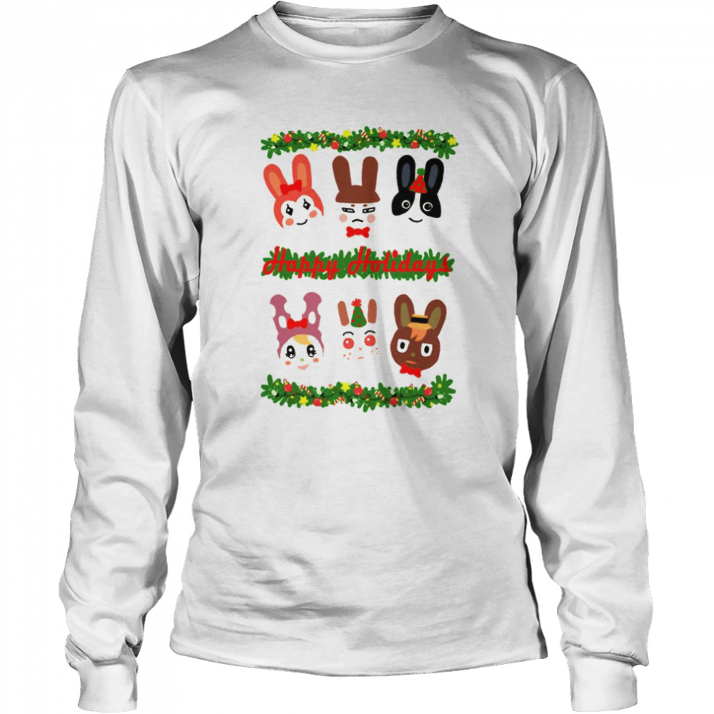 Happy Holidays Animal Crossing Christmas shirt Happy Holidays Animal Crossing Christmas shirt