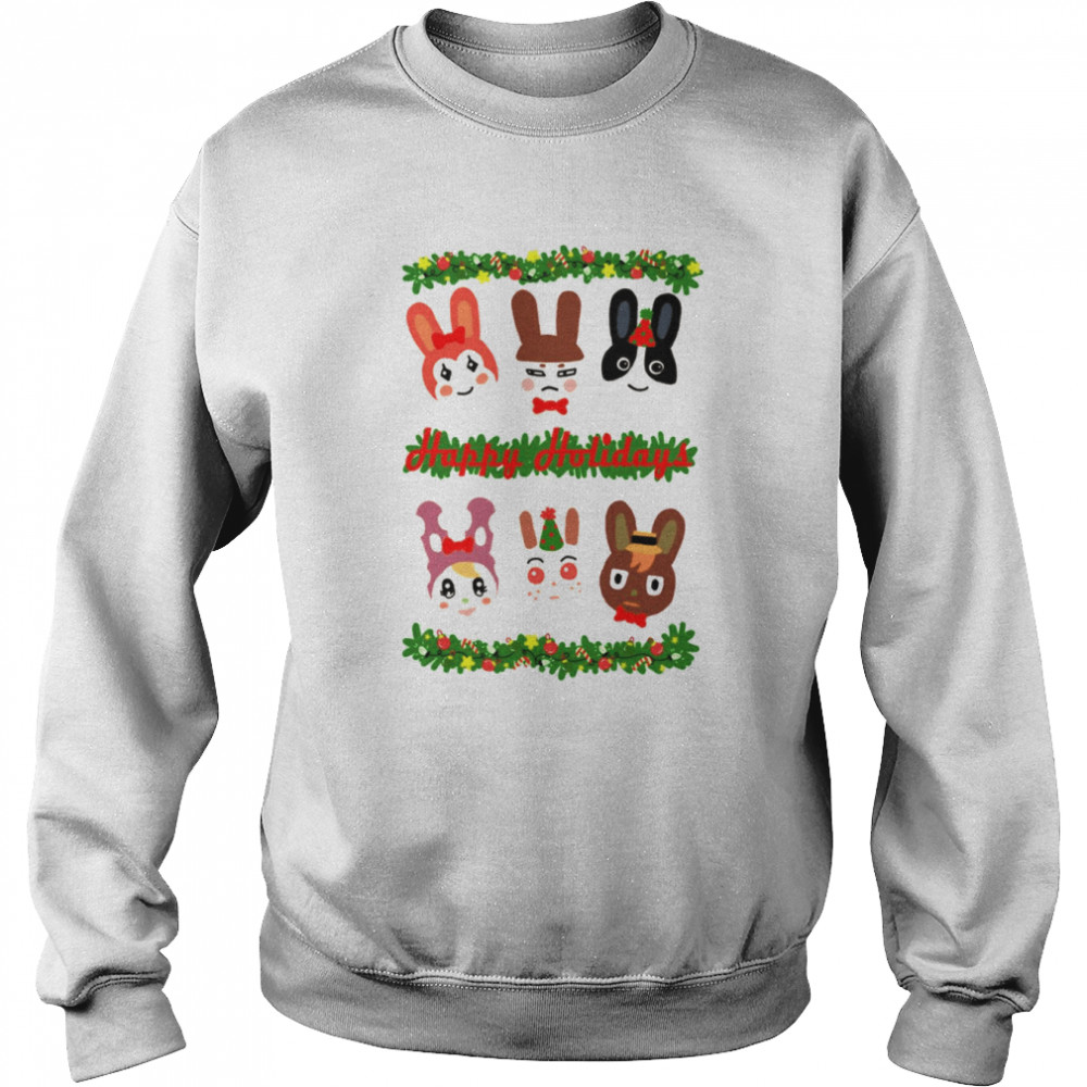 Happy Holidays Animal Crossing Christmas shirt Happy Holidays Animal Crossing Christmas shirt