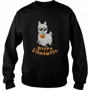 Happy Llamaween Funny Llama Halloween Costume Classic shirt