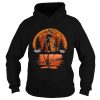 Happy halloween alien pumpkins moon shirt