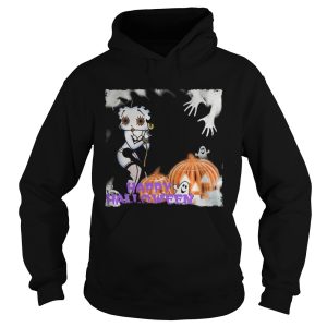 Happy halloween betty boop pumpkin boo shirt