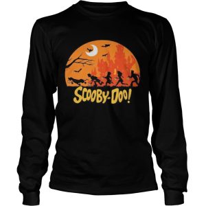 Happy halloween scoobydoo moon shirt