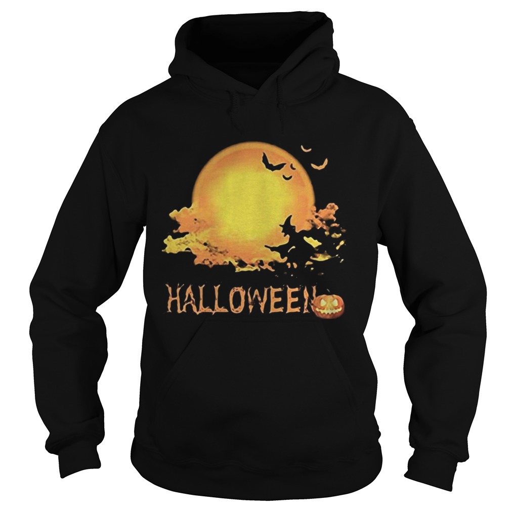 Happy halloween witch bat and pumpkin moon shirt Happy halloween witch bat and pumpkin moon shirt