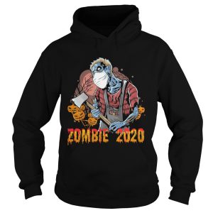 Happy halloween zombie mask 2020 pumpkins shirt