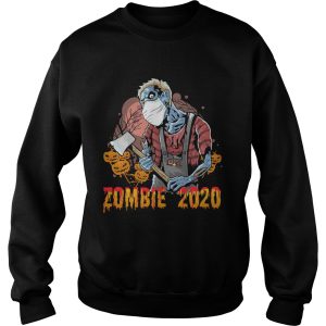 Happy halloween zombie mask 2020 pumpkins shirt