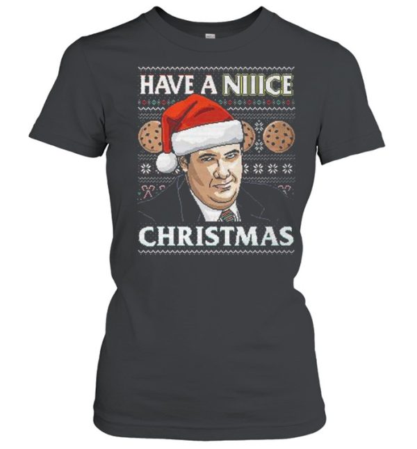 Have a Niice Christmas The Office Ugly Christmas shirt