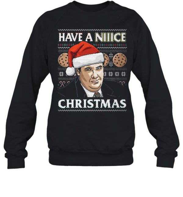 Have a Niice Christmas The Office Ugly Christmas shirt