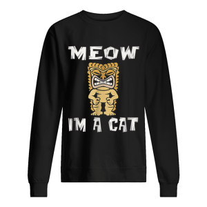 Hawaiian Tiki Luau Party Cat Lover Halloween shirt