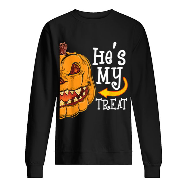 He’s My Trick Funny Halloween women Matching couples. shirt He’s My Trick Funny Halloween women Matching couples. shirt