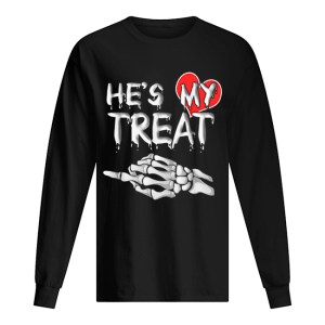 He’s my Treat Matching couples Halloween His and Her Funny shirt