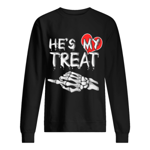 He’s my Treat Matching couples Halloween His and Her Funny shirt