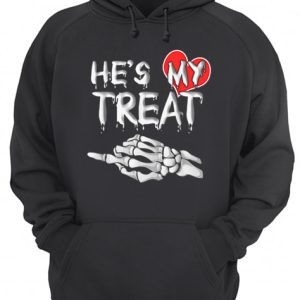 He's my Treat Matching couples Halloween His and Her Funny shirt 3