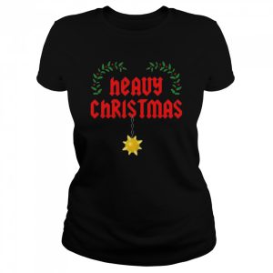 Heavy Metal Music Mistletoe Heavy Christmas T-shirt