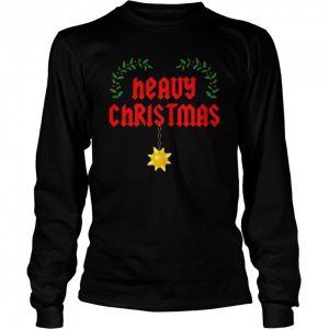 Heavy Metal Music Mistletoe Heavy Christmas T shirt 3