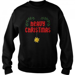 Heavy Metal Music Mistletoe Heavy Christmas T shirt 4