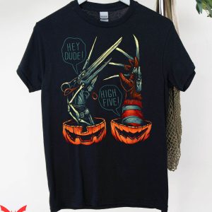 Hey Dude T-Shirt High Five Edward Scissorhands Halloween