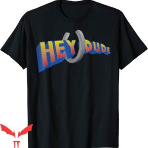 Hey Dude T-Shirt Nickelodeon Tv Show Logo Vintage Trendy