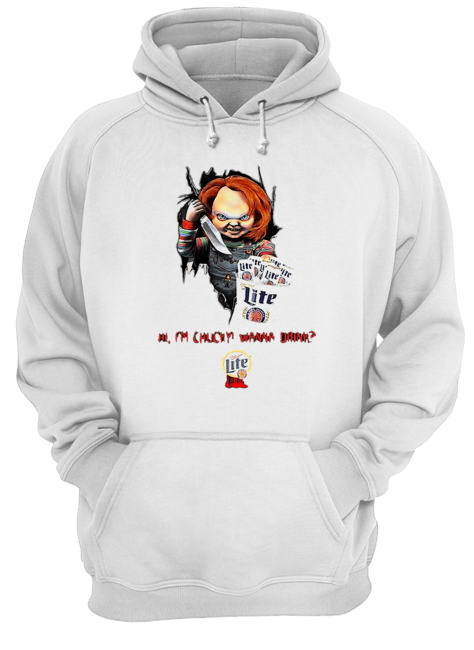 Hi I’m Chucky Wanna Drink Miller Lite Halloween shirt Hi I’m Chucky Wanna Drink Miller Lite Halloween shirt