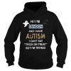 Hi im landon and i have autism i cant say trick or treat but im trying shirt
