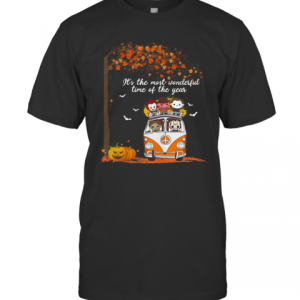 Hippie Car Horror Characters Chibi It’S The Most Wonderful Time Of The Year Halloween T-Shirt
