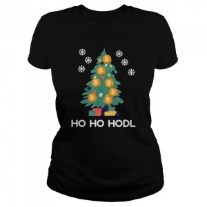 Ho Ho Hodl Christmas Bitcoin tree Cryptocurrency Shirt Shirt