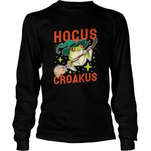 Hocus Croakus Frog Witch Halloween shirt 1