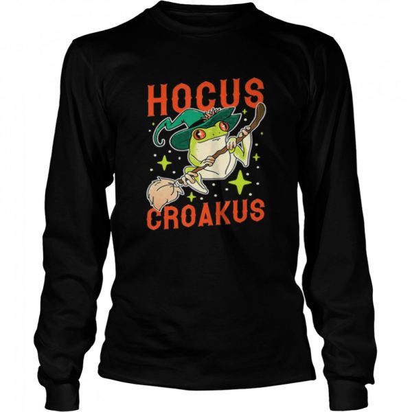 Hocus Croakus Frog Witch Halloween shirt