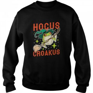 Hocus Croakus Frog Witch Halloween shirt 2