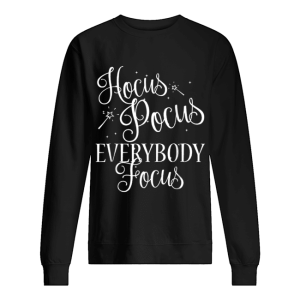 Hocus Pocus Everybody Focus Funny Teacher Halloween shirt