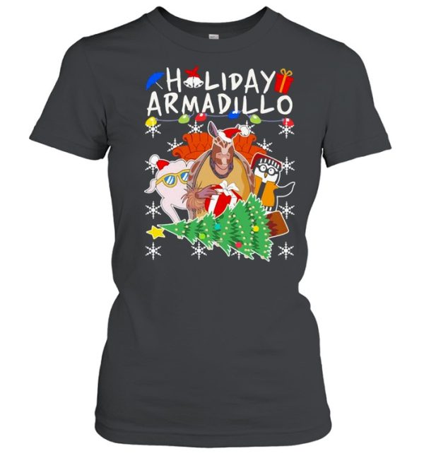 Holiday Armadillo Ugly Xmas Sweater Sweater Shirt