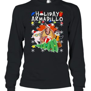 Holiday Armadillo Ugly Xmas Sweater Sweater Shirt 3