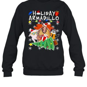Holiday Armadillo Ugly Xmas Sweater Sweater Shirt 4