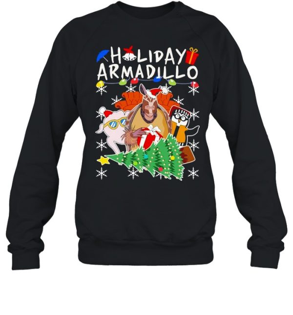 Holiday Armadillo Ugly Xmas Sweater Sweater Shirt