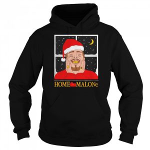 Home Malone Santa Hat Christmas shirt 5