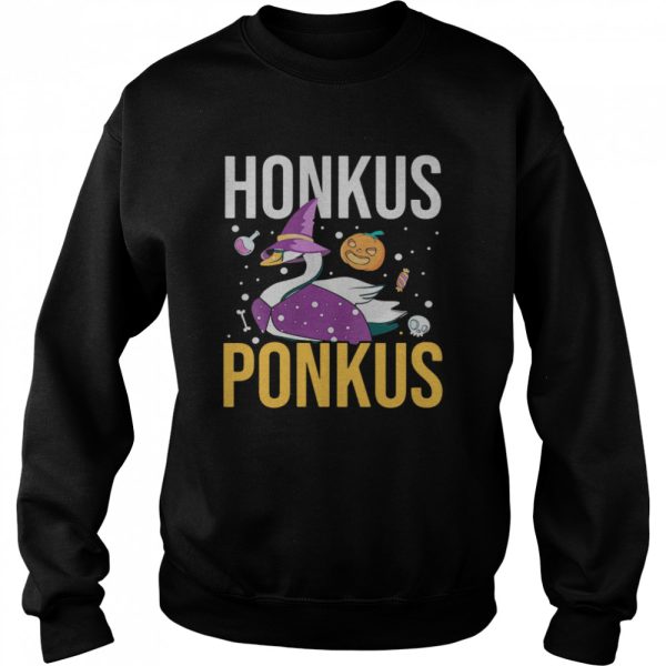 Honkus Ponkus Shirt Funny Halloween Witches Duck Gifts shirt