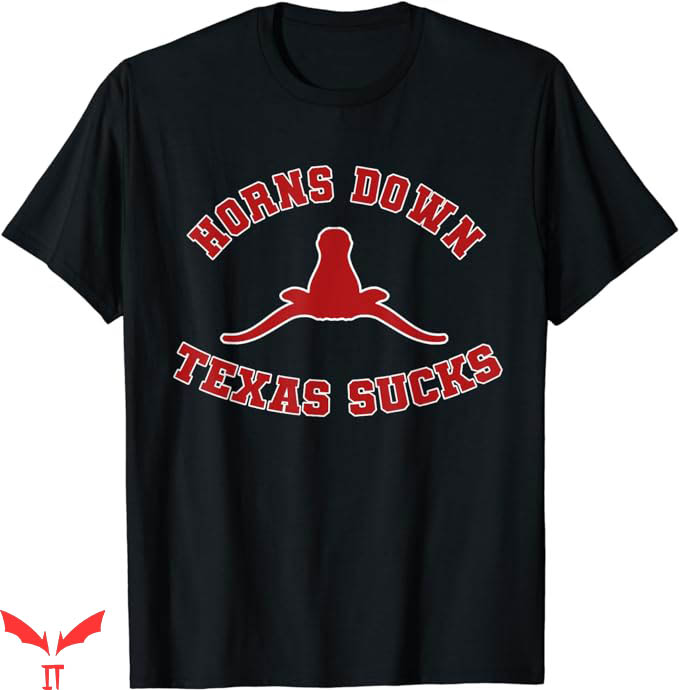Horns Down T-Shirt Texas Sucks T-Shirt Trending Horns Down T-Shirt Texas Sucks T-Shirt Trending
