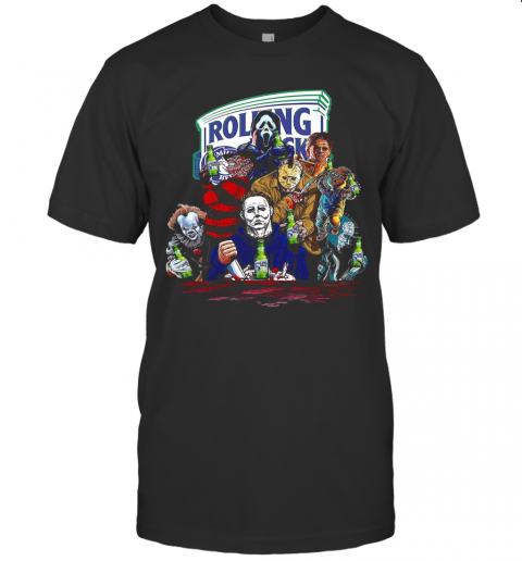Horror Character Rolling Rock T-Shirt Horror Character Rolling Rock T-Shirt