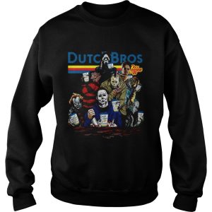 Horror Character movie Dutch Bros coffee shirt 3