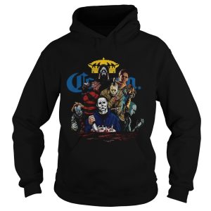 Horror Characters movie drink Corona beer shirt