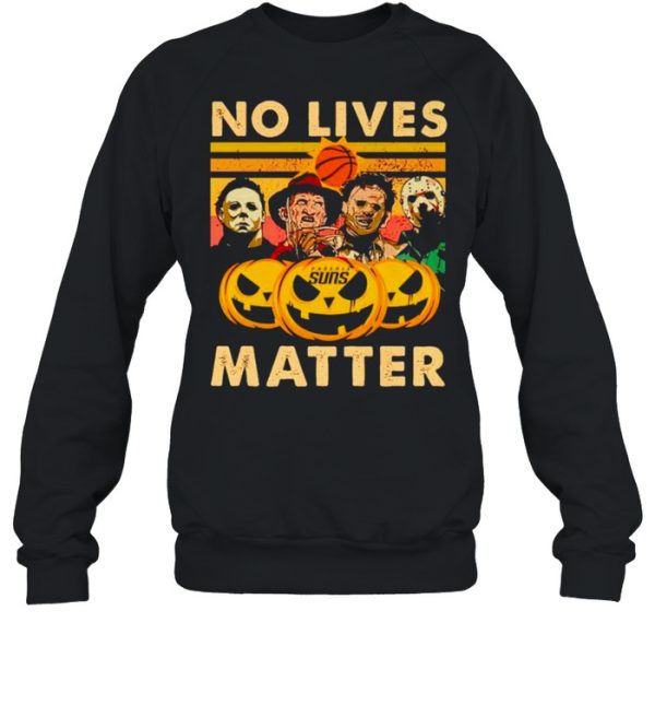 Horror Halloween Phoenix Suns no lives matter shirt