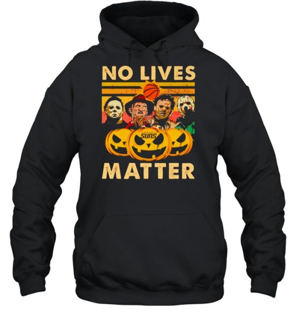 Horror Halloween Phoenix Suns no lives matter shirt