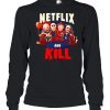 Horror Halloween chibi netflix and kill shirt