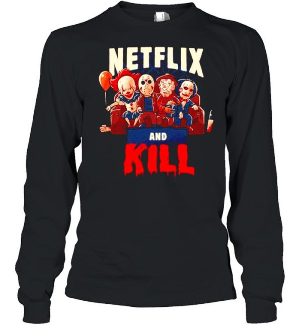 Horror Halloween chibi netflix and kill shirt